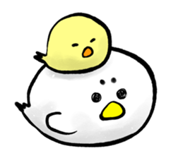 Sumi Piyo Balloon of a loose honorific sticker #11077283