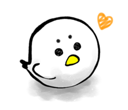 Sumi Piyo Balloon of a loose honorific sticker #11077304