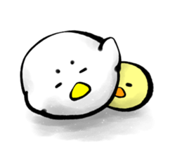 Sumi Piyo Balloon of a loose honorific sticker #11077307