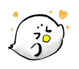 Sumi Piyo Balloon of a loose honorific sticker #11077309