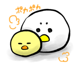 Sumi Piyo Balloon of a loose honorific sticker #11077311