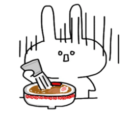 Shocking rabbit sticker #11077601