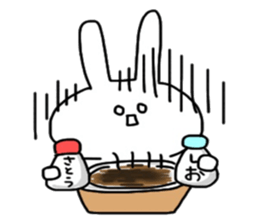 Shocking rabbit sticker #11077607