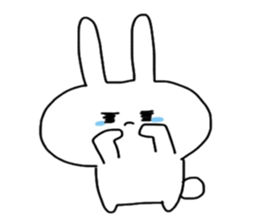 Shocking rabbit sticker #11077617