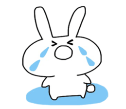 Shocking rabbit sticker #11077618