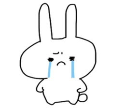 Shocking rabbit sticker #11077619