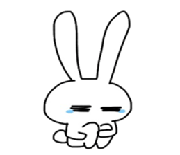 Shocking rabbit sticker #11077623