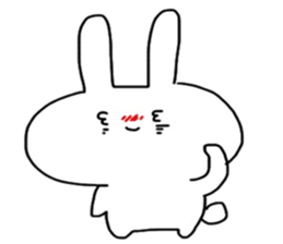 Shocking rabbit sticker #11077627