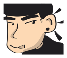 handsome ! sticker #11077905