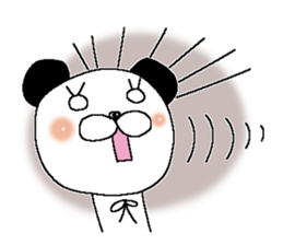 Miss Panda sticker #11078800