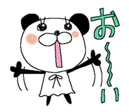 Miss Panda sticker #11078810