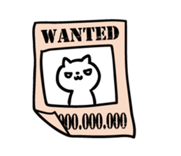 Earnestly escape cat sticker #11078867