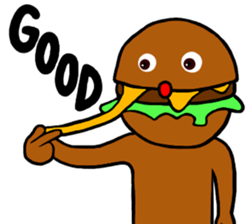 I am Cheeseburger sticker #11079153