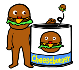 I am Cheeseburger sticker #11079155