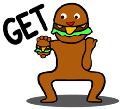I am Cheeseburger sticker #11079158
