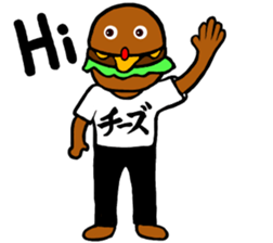 I am Cheeseburger sticker #11079180