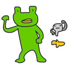 Frogs Caruzou and Tamana