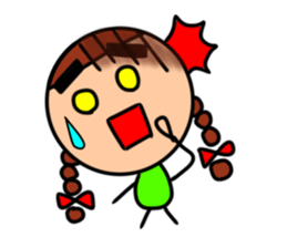 Surreal woman,Keiko sticker #11080752