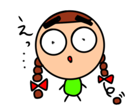 Surreal woman,Keiko sticker #11080758