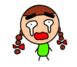 Surreal woman,Keiko sticker #11080760