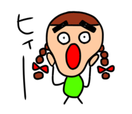 Surreal woman,Keiko sticker #11080763