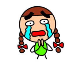 Surreal woman,Keiko sticker #11080764