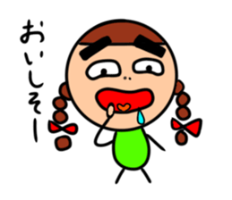 Surreal woman,Keiko sticker #11080765