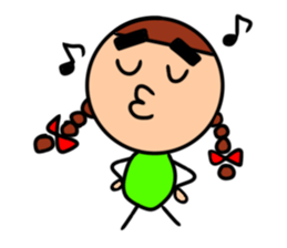 Surreal woman,Keiko sticker #11080766