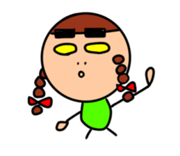 Surreal woman,Keiko sticker #11080769