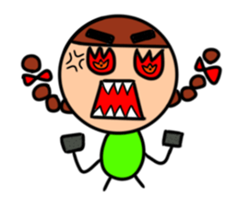 Surreal woman,Keiko sticker #11080770