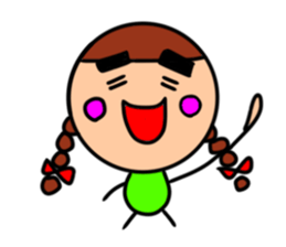 Surreal woman,Keiko sticker #11080771