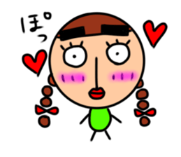 Surreal woman,Keiko sticker #11080778