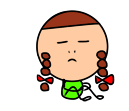 Surreal woman,Keiko sticker #11080783