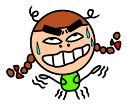 Surreal woman,Keiko sticker #11080790