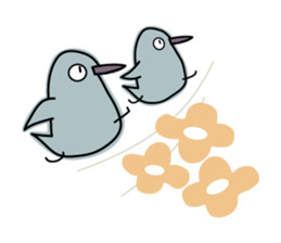 Birds in the forest 3 English ver. sticker #11080837