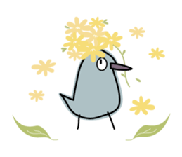 Birds in the forest 3 English ver. sticker #11080840