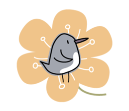 Birds in the forest 3 English ver. sticker #11080842