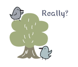 Birds in the forest 3 English ver. sticker #11080856