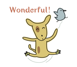 Birds in the forest 3 English ver. sticker #11080860