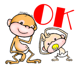 Orangutan6 sticker #11081766