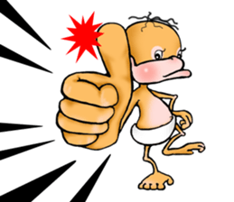 Orangutan6 sticker #11081770