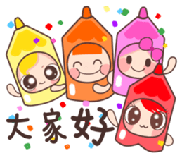 12 colours sticker #11082072