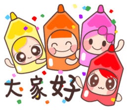 12 colours sticker #11082072