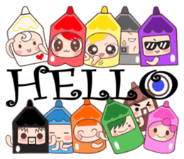 12 colours sticker #11082110