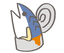 Negaogasaba epV A Mackerel Strikes Back sticker #11082472