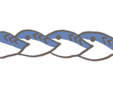 Negaogasaba epV A Mackerel Strikes Back sticker #11082484