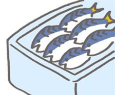 Negaogasaba epV A Mackerel Strikes Back sticker #11082487