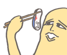 Negaogasaba epV A Mackerel Strikes Back sticker #11082491