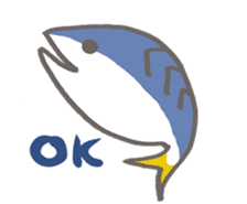 Negaogasaba epV A Mackerel Strikes Back sticker #11082495