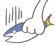 Negaogasaba epV A Mackerel Strikes Back sticker #11082499